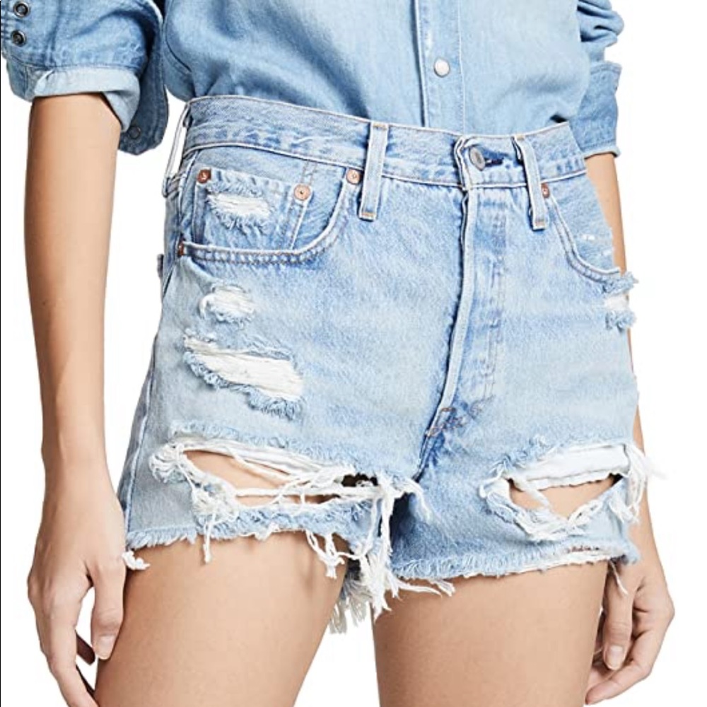 Levi's Women's 501 High Rise Shorts, Fault Line